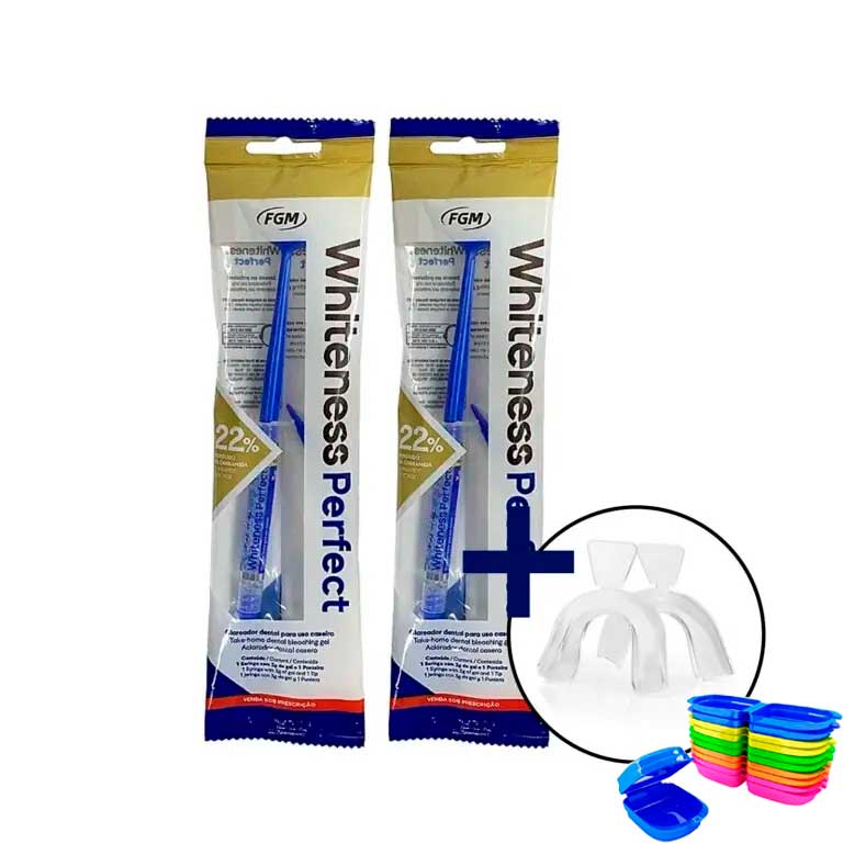 Whiteness Perfect 22% com Moldeira - 2 Unidades