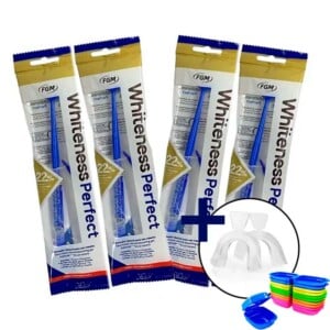 Whiteness Perfect 22% com Moldeira - 4 Unidades