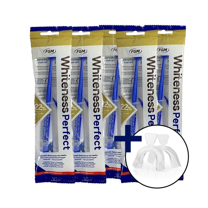 Whiteness Perfect 22% com Moldeira - 5 Unidades