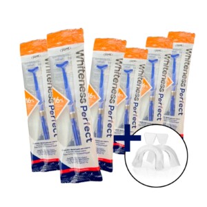 Whiteness Perfect 16% + 1 Par Moldeira - 6 Unidades