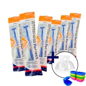 Whiteness Perfect 16% + 1 Par Moldeira - 6 Unidades