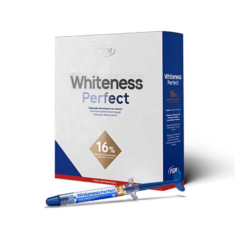 kit clareador dental whiteness perfect 16