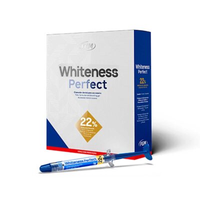 Kit Clareador Dental Whiteness Perfect 22% (Sem Moldeira) Kit Clareador Dental Whiteness Perfect 22% (Sem Moldeira)