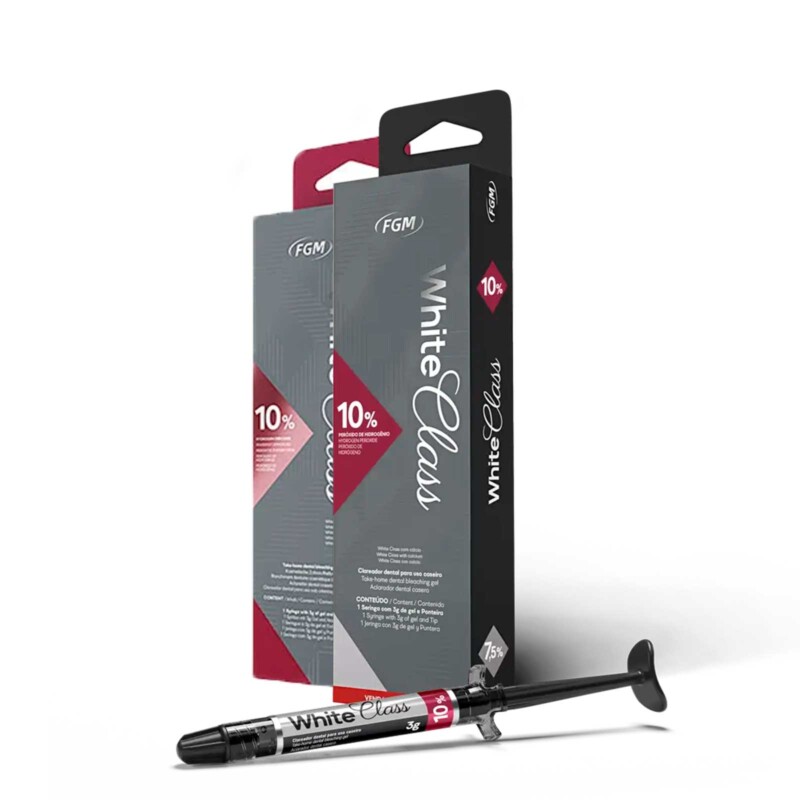 Clareador Dental White Class 10% com 2 Unidades