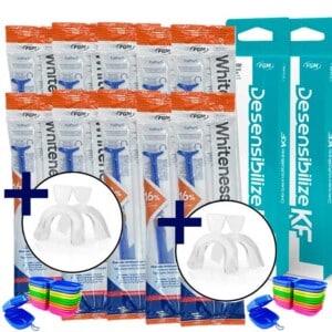 10x Whiteness Perfect 16% com 2 Pares Moldeira + 2 Desensibilizantes