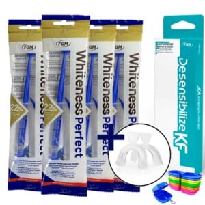 4x Whiteness Perfect 22% com 1 Moldeira + 1 Desensibilizante