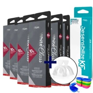 White Class 10% com Moldeira - 6 Unidades + 1 Desensibilizante White Class 10% com Moldeira - 6 Unidades + 1 Desensibilizante