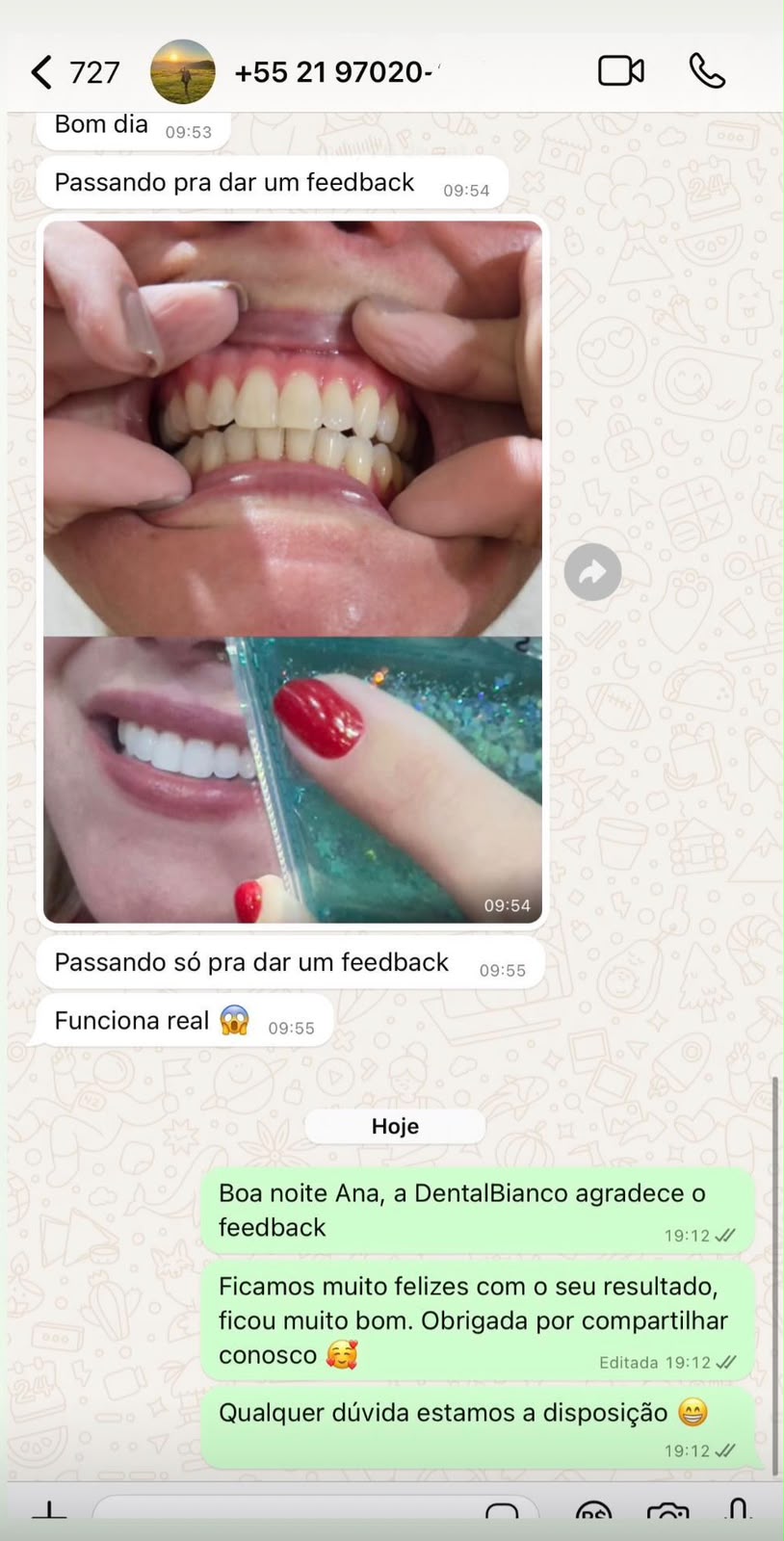 Resultado cliente 20